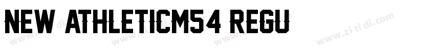 NEW ATHLETICM54 REGU字体转换